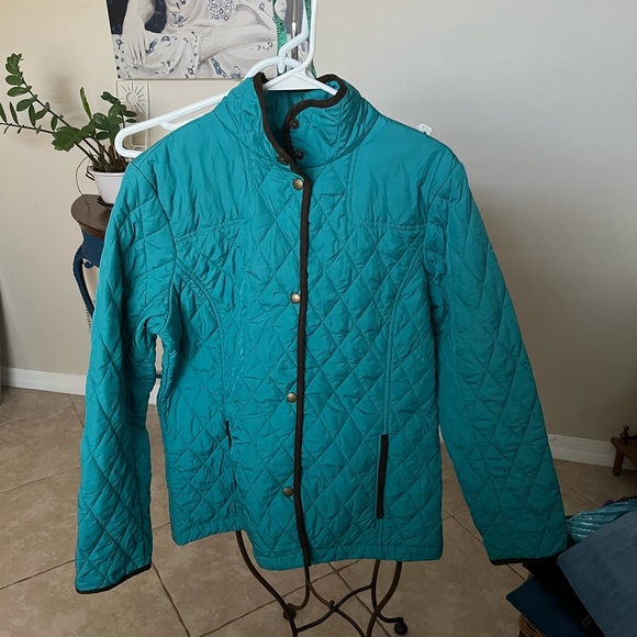 Lands End Quilted Lightweight Puffer Jacket - M 10 / 12 - Picture 1 of 9